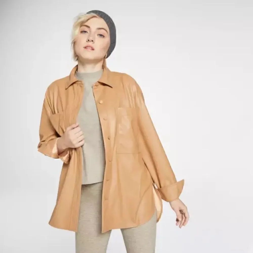 CALIA Women's Patchpocket Long Line Shirt